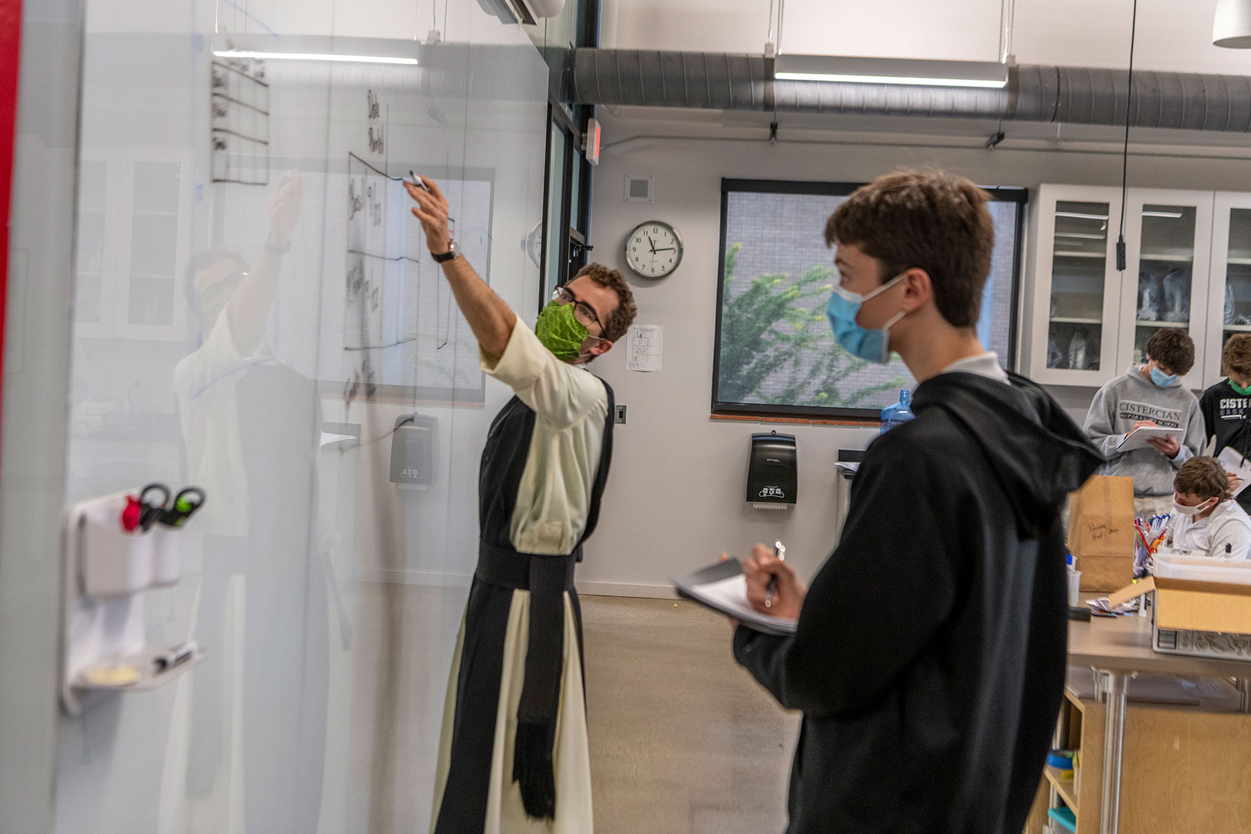 Teacher Raphael raphael_teaching | Cistercian Preparatory School