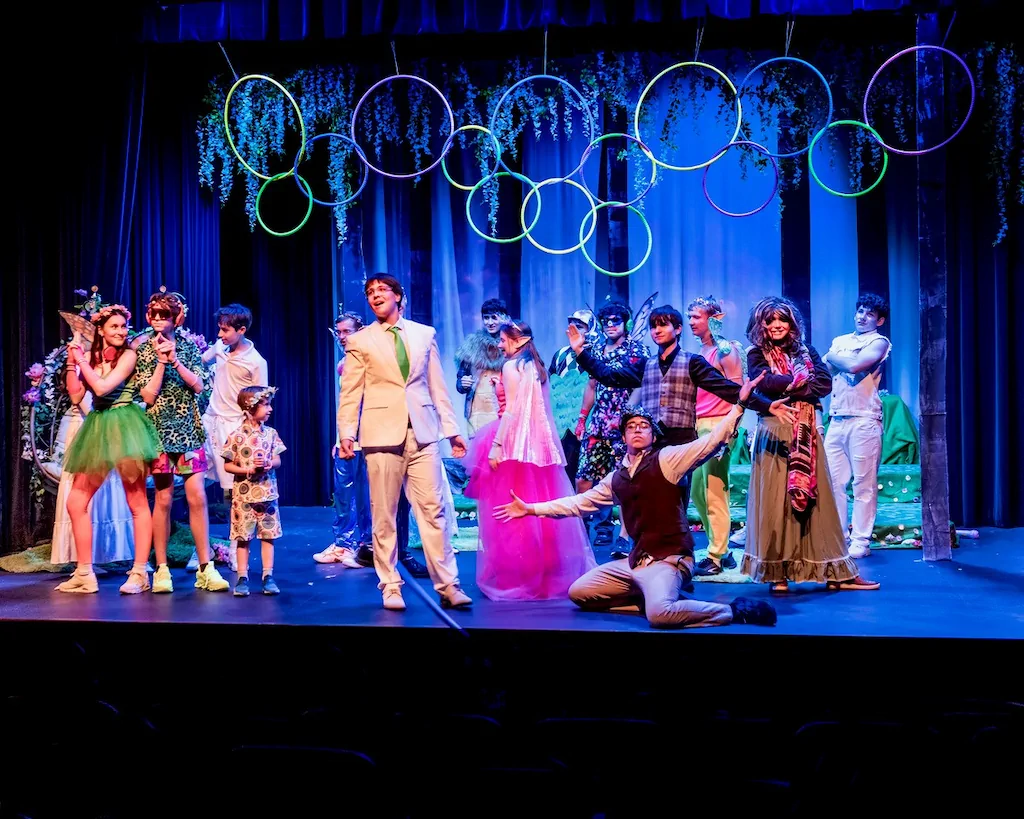 Midsummer Night's Dream Cast on Stage
