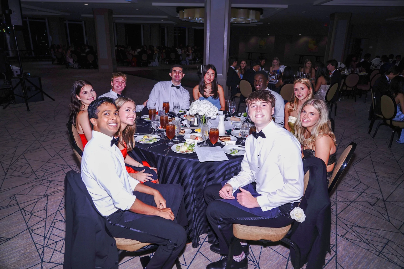 Junior Senior Prom - Students at Prom Table
