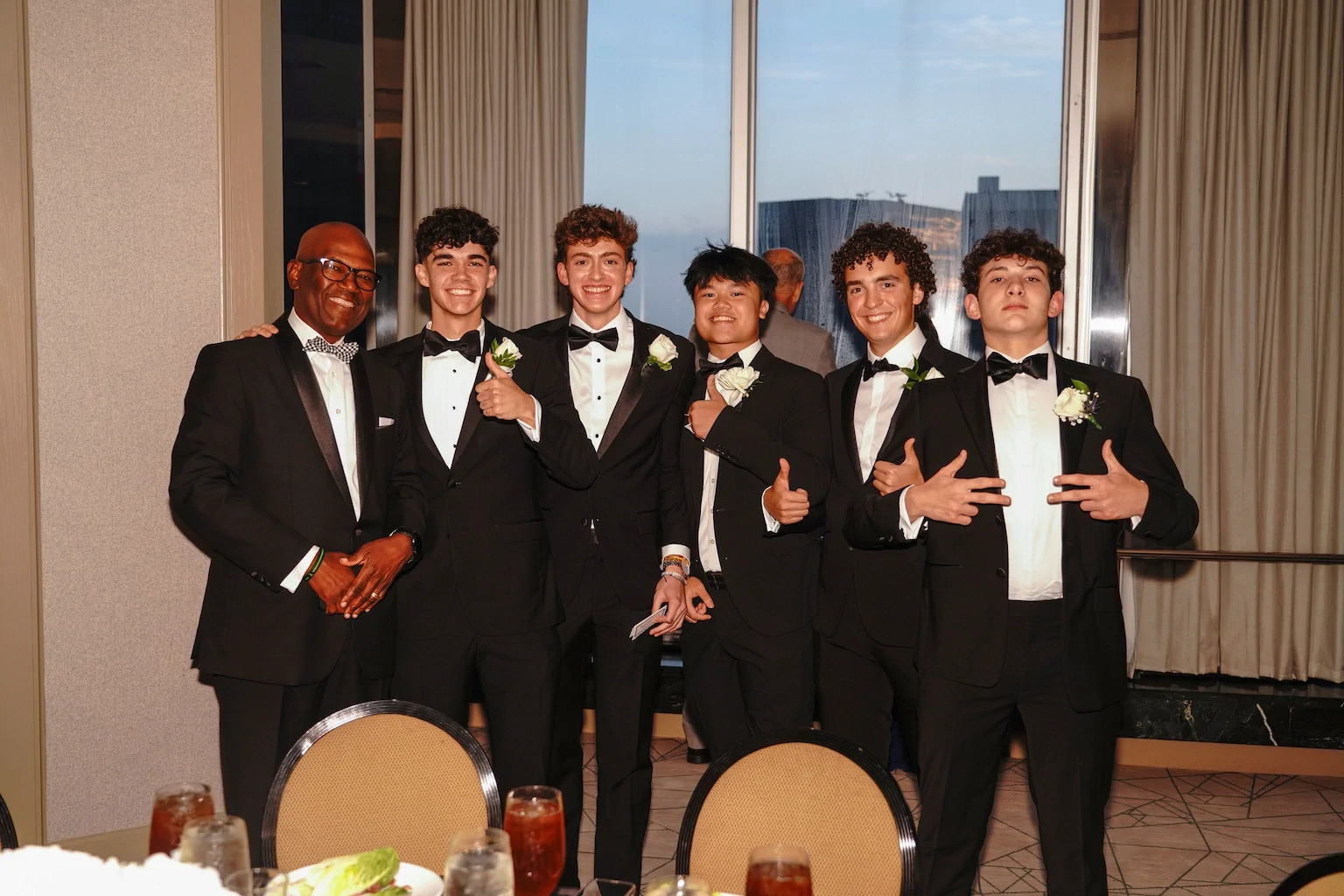 Junior Senior Prom - Students in Tuxedos