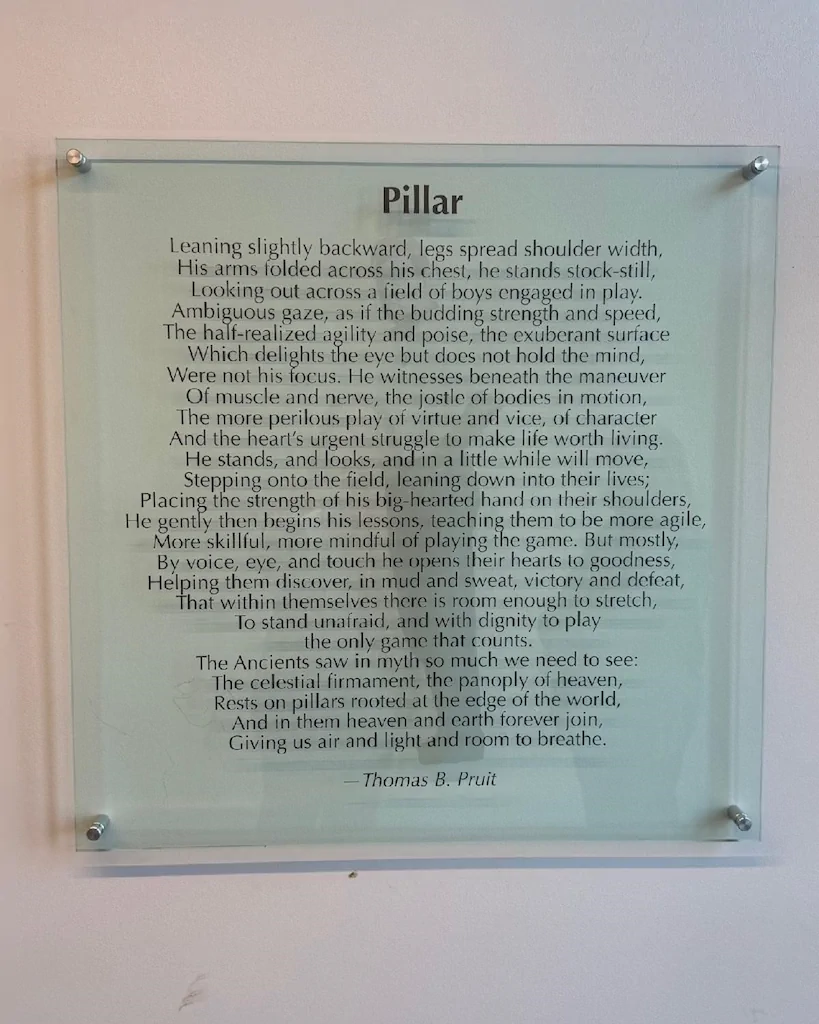 Hillary Award Plaque
