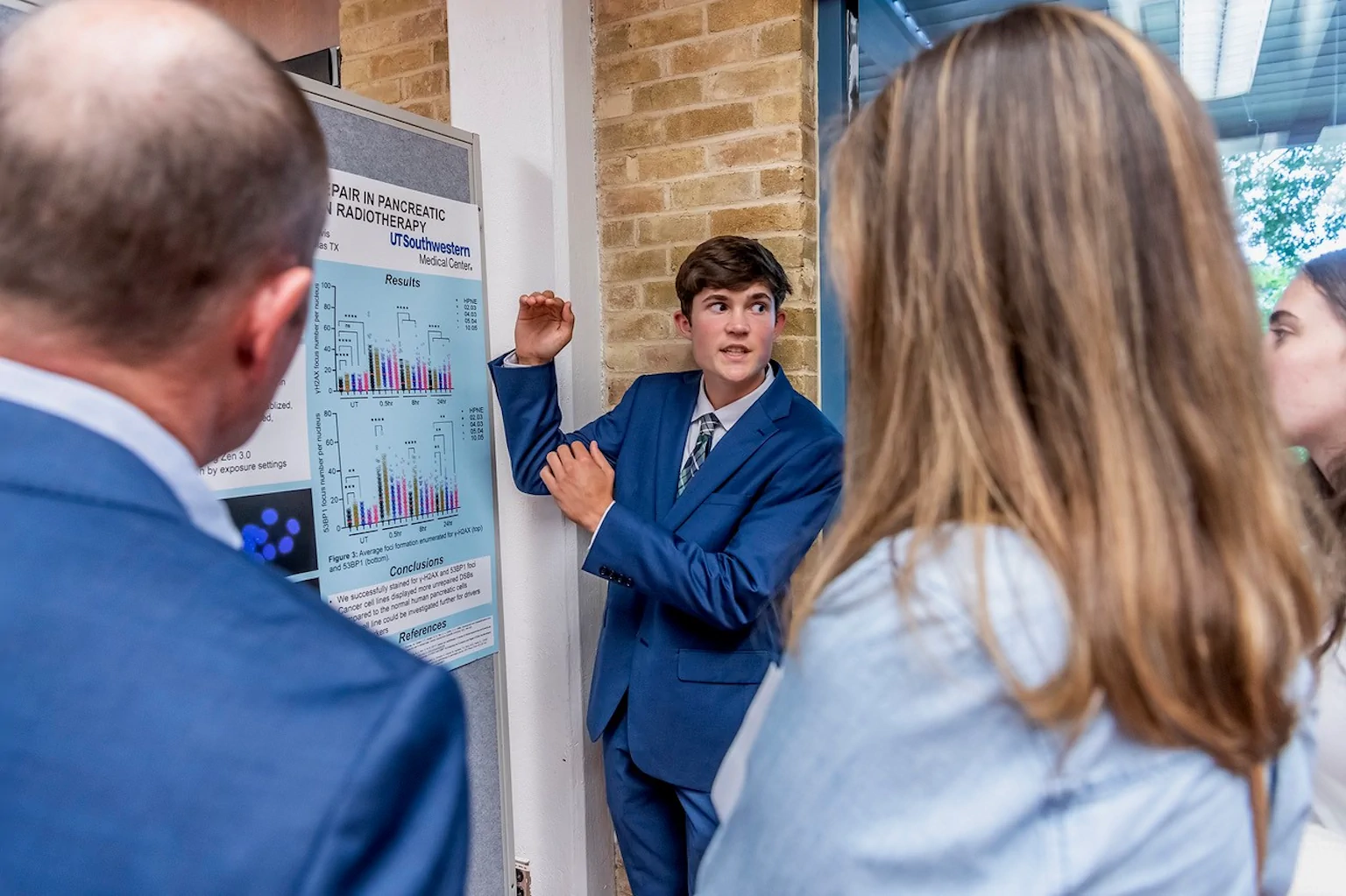 Senior Seminar Night: Student Explaining Poster