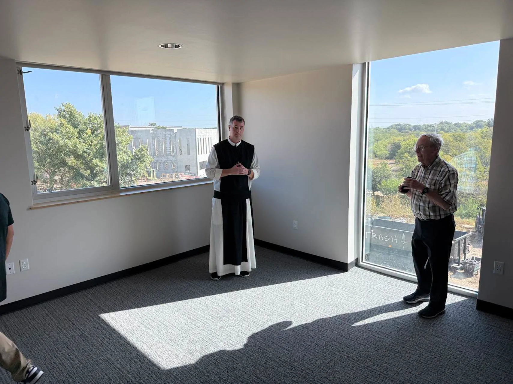 Fr. Anthony giving tour