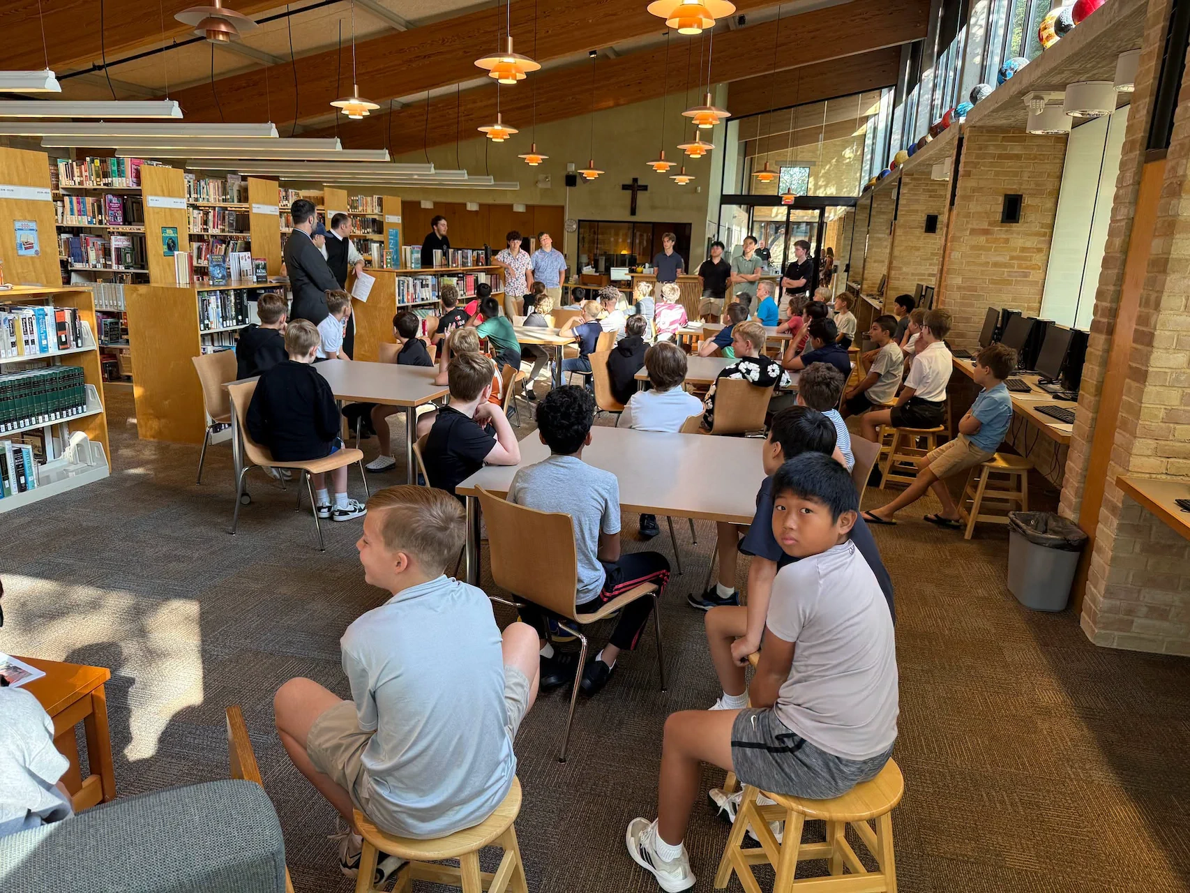 Presentation in the library
