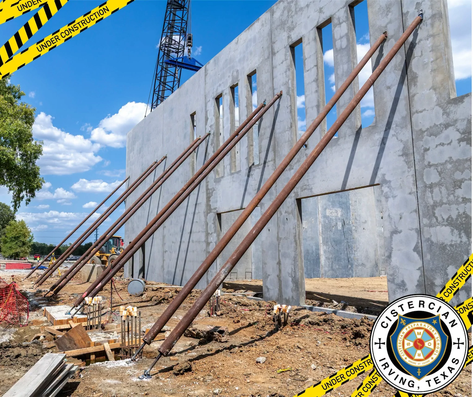 Performing Arts Construction Wall
