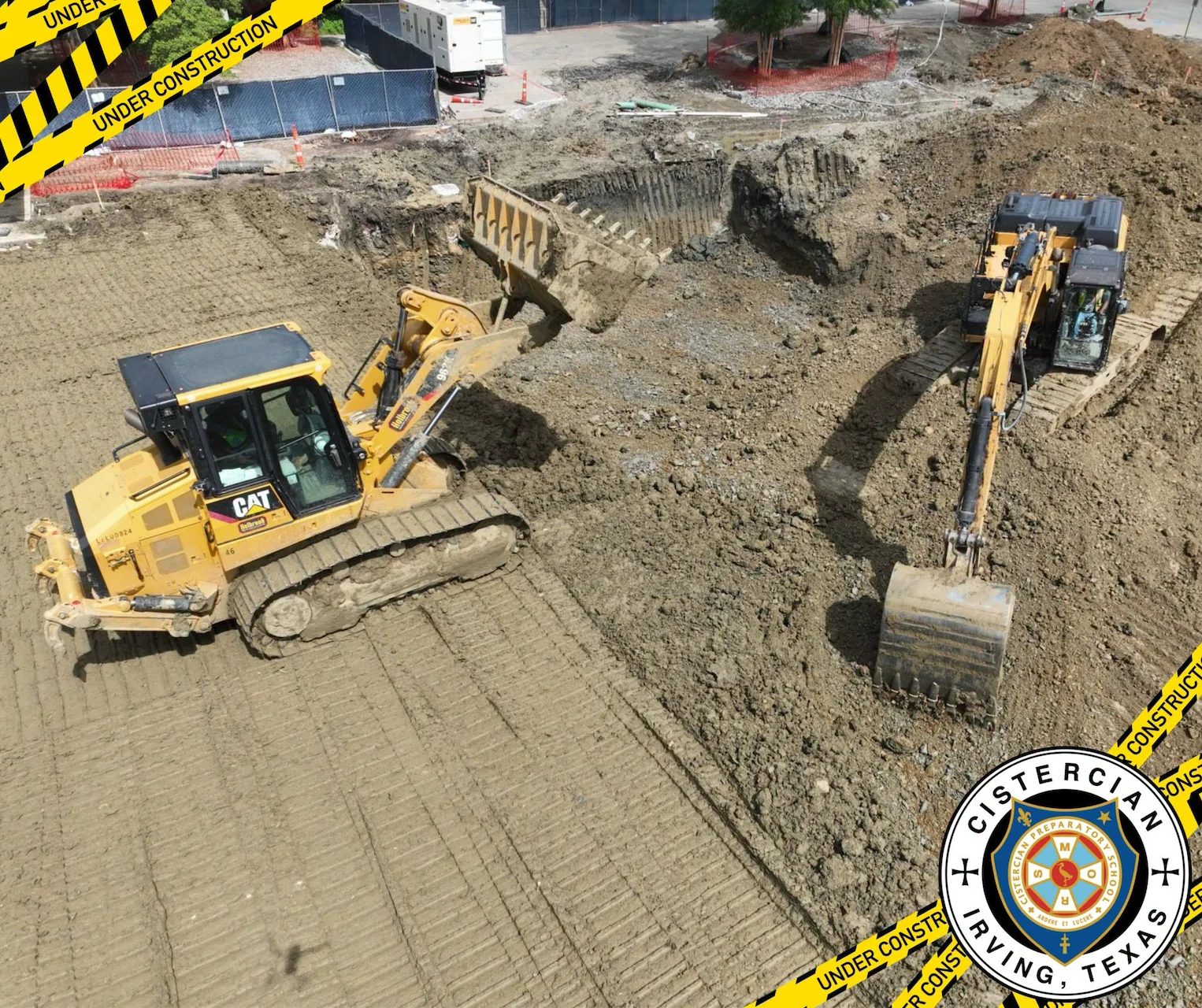 Performing Arts Construction Aerial