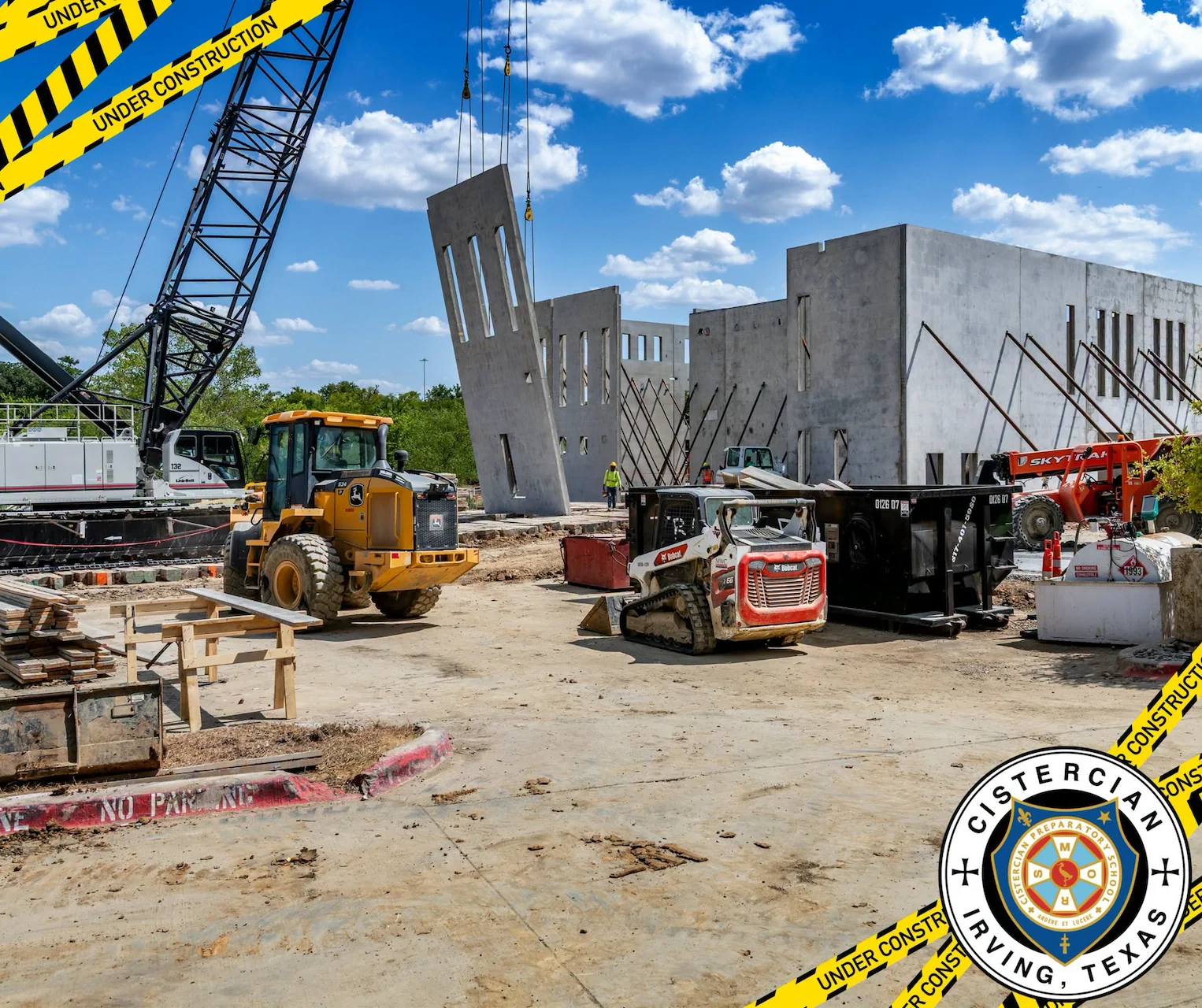 Performing Arts Construction Raising it up