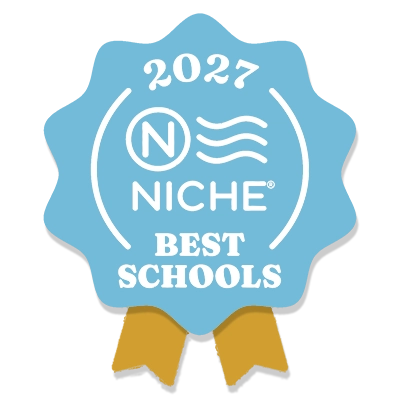 2027 Niche #1 Catholic School in Texas Badge