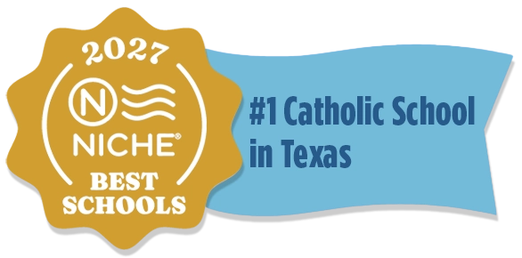 2027 Niche #1 Catholic School in Texas Badge